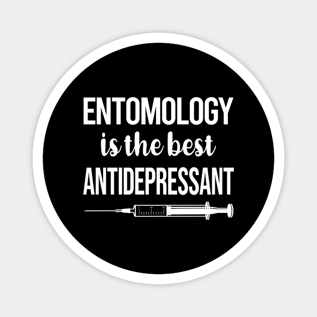 Antidepressant Entomology Entomologist Insect Insects Bug Bugs Magnet by relativeshrimp